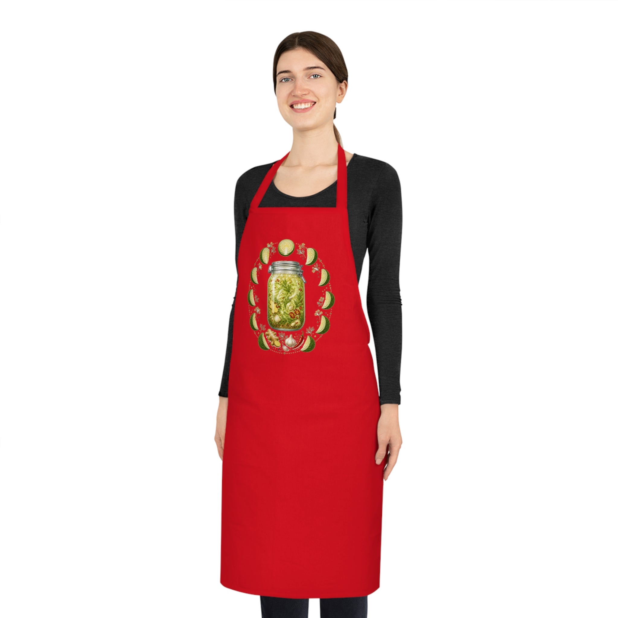 Cabbage Crush Cooking Apron for Dumpling and Fermentation Fans