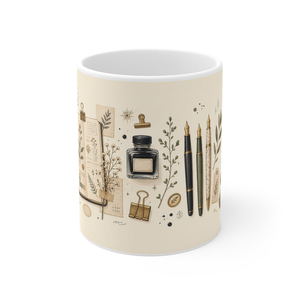Fountain Pen Field Notes Coffee Mug