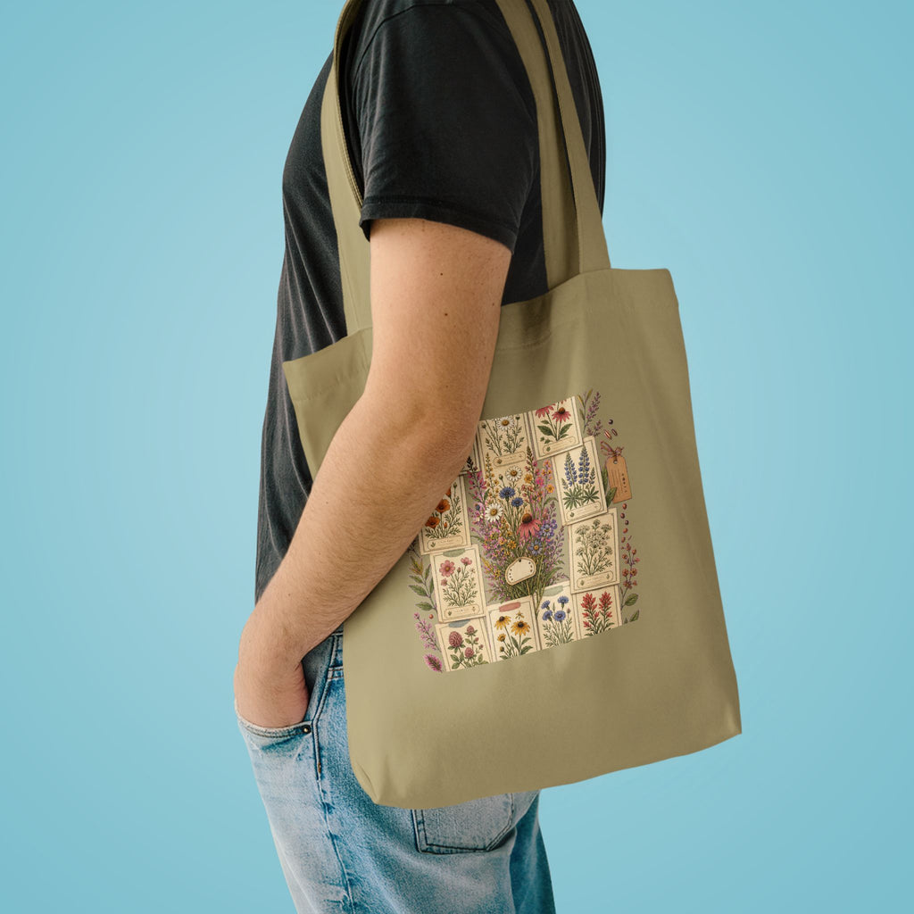 Wildflower Seed Packet Tote Bag