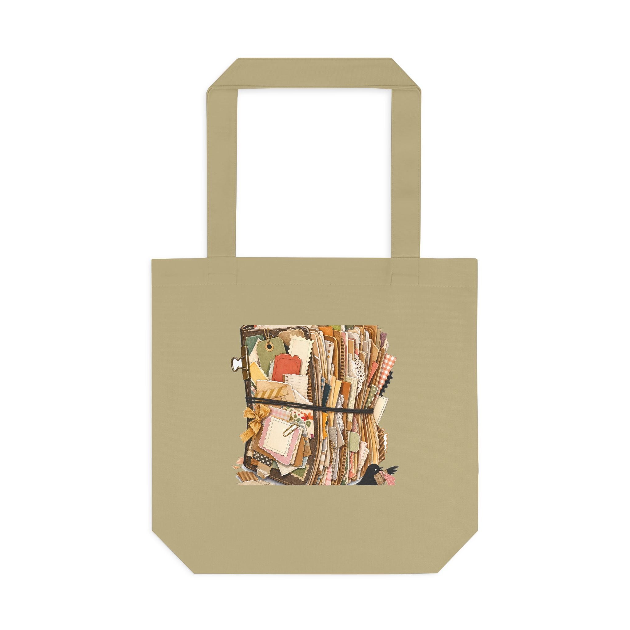 Junk Journal Bulk-Out Tote Bag - Accordion Book Scrap Collector Design