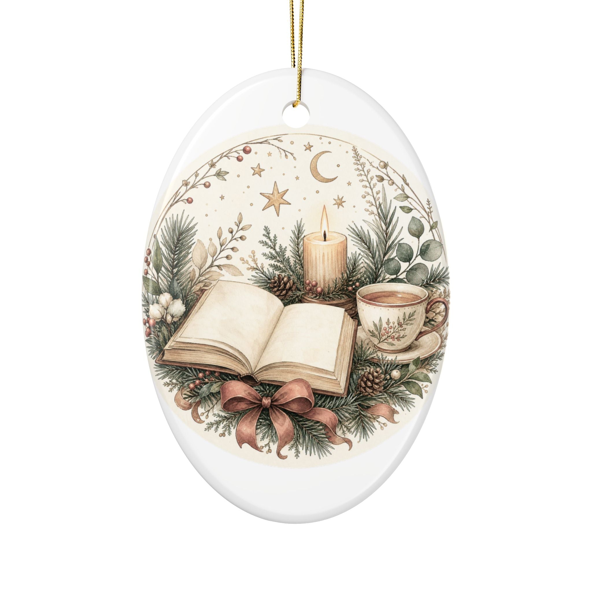 Seasonal Reading Ornament
