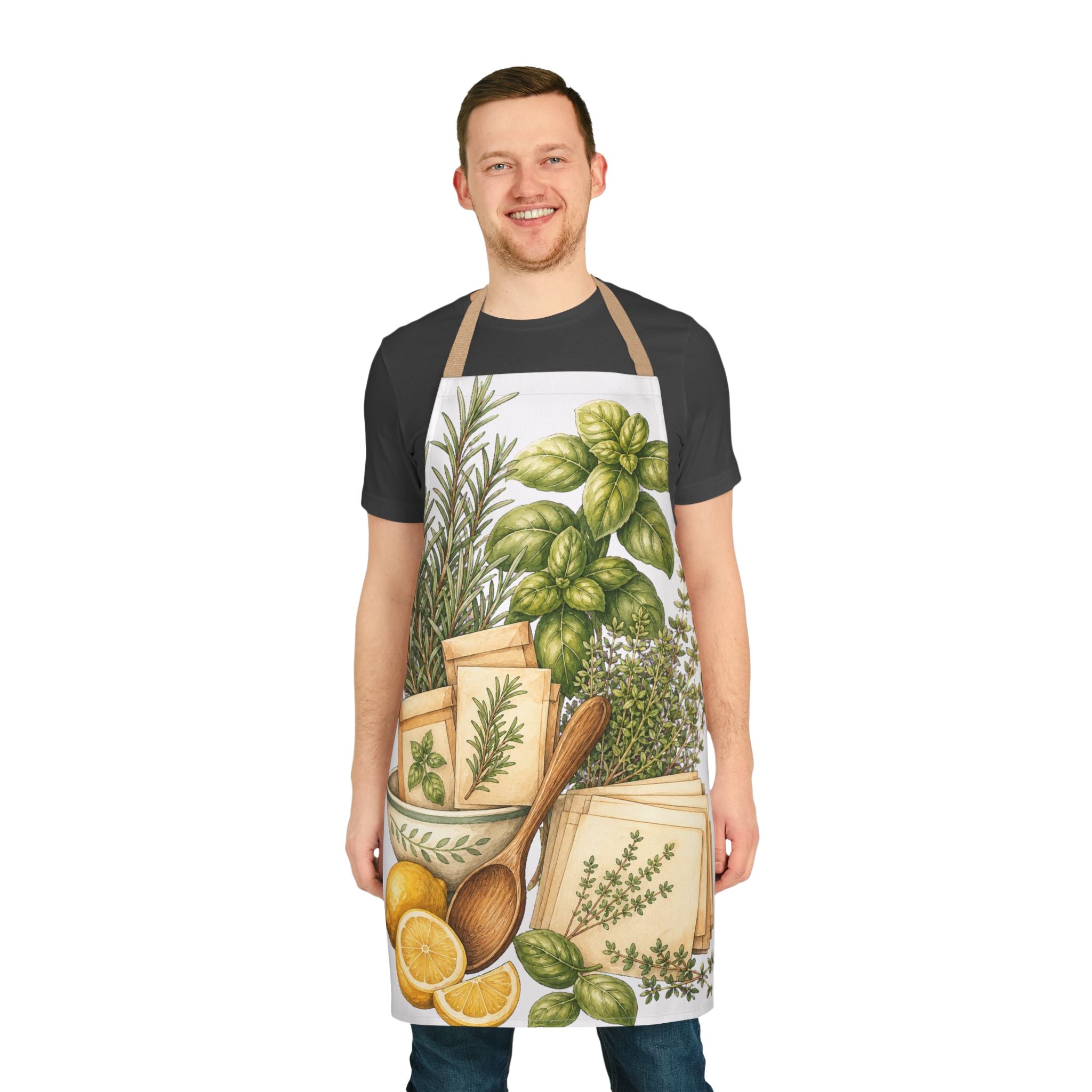 Kitchen Herb Notes Apron