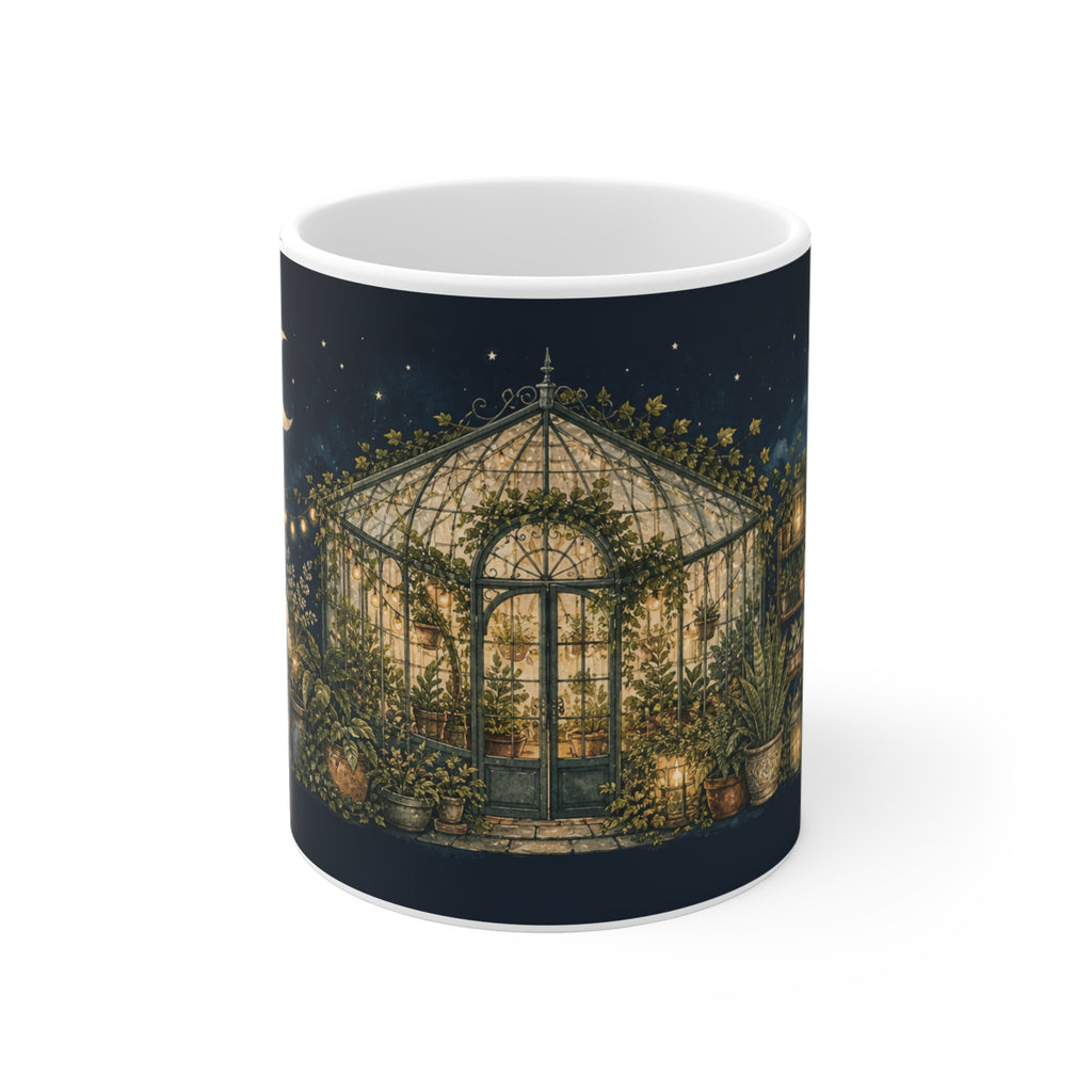 Moonlit Greenhouse Coffee Mug