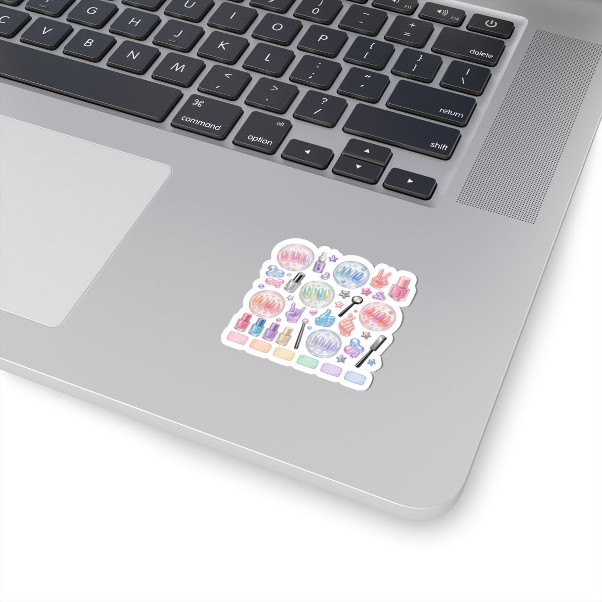 Jelly Chrome Nail Lab Sticker Sheet | Gummy Aesthetic Manicure Stickers