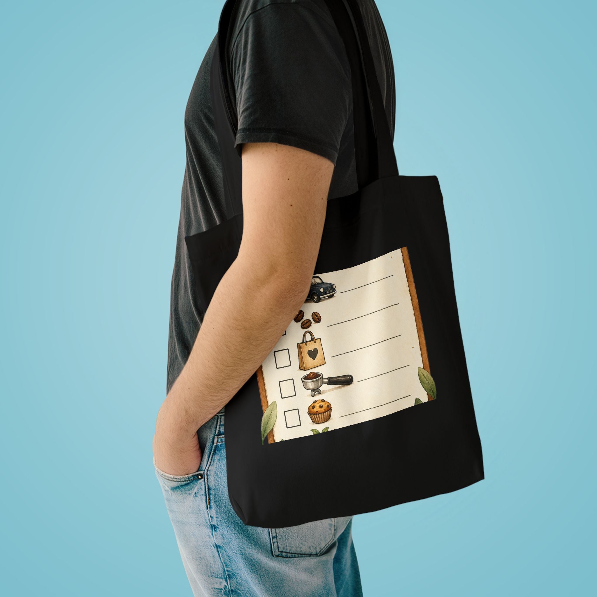 Cafe Run Checklist Tote Bag