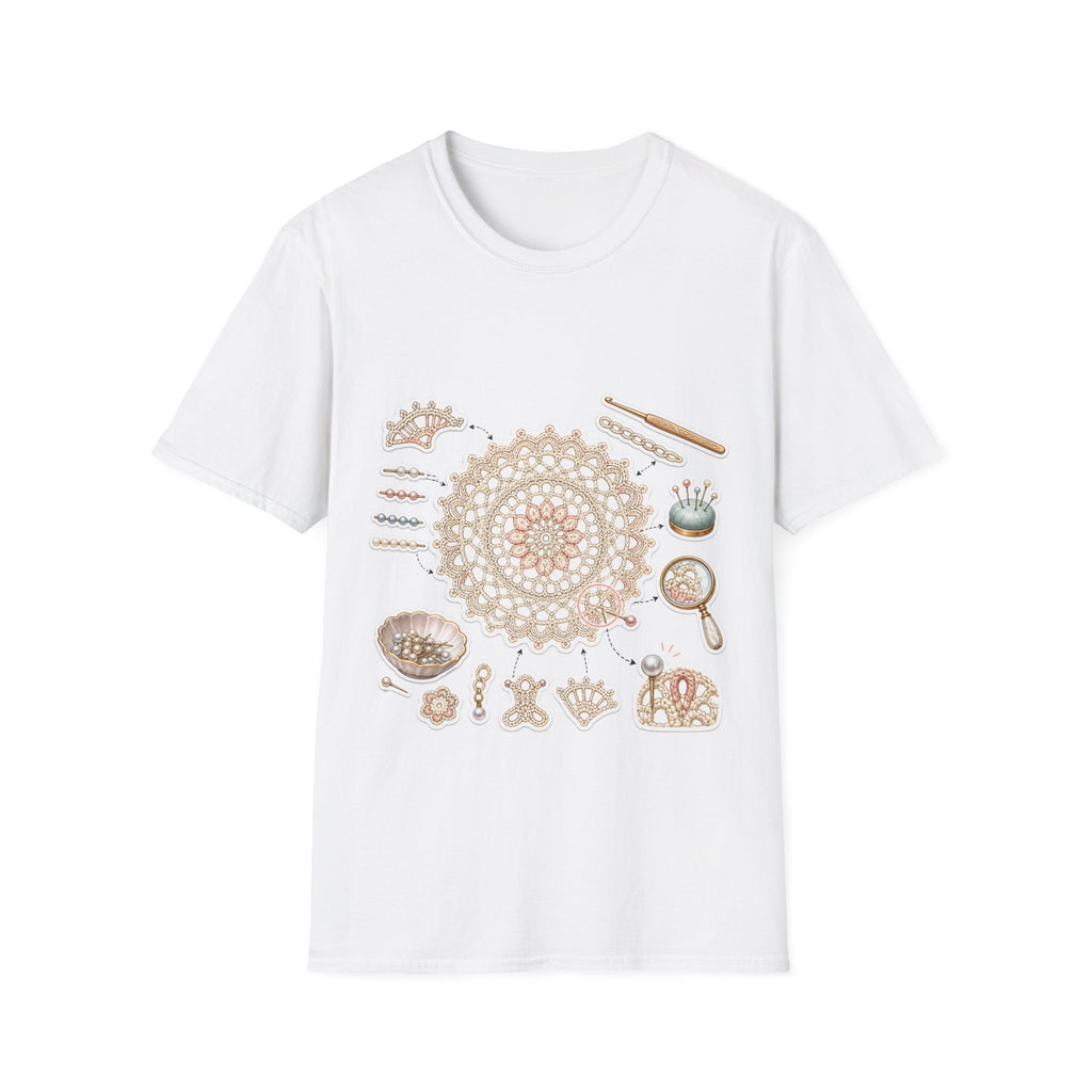 Picot Count Doily Graphic T-Shirt