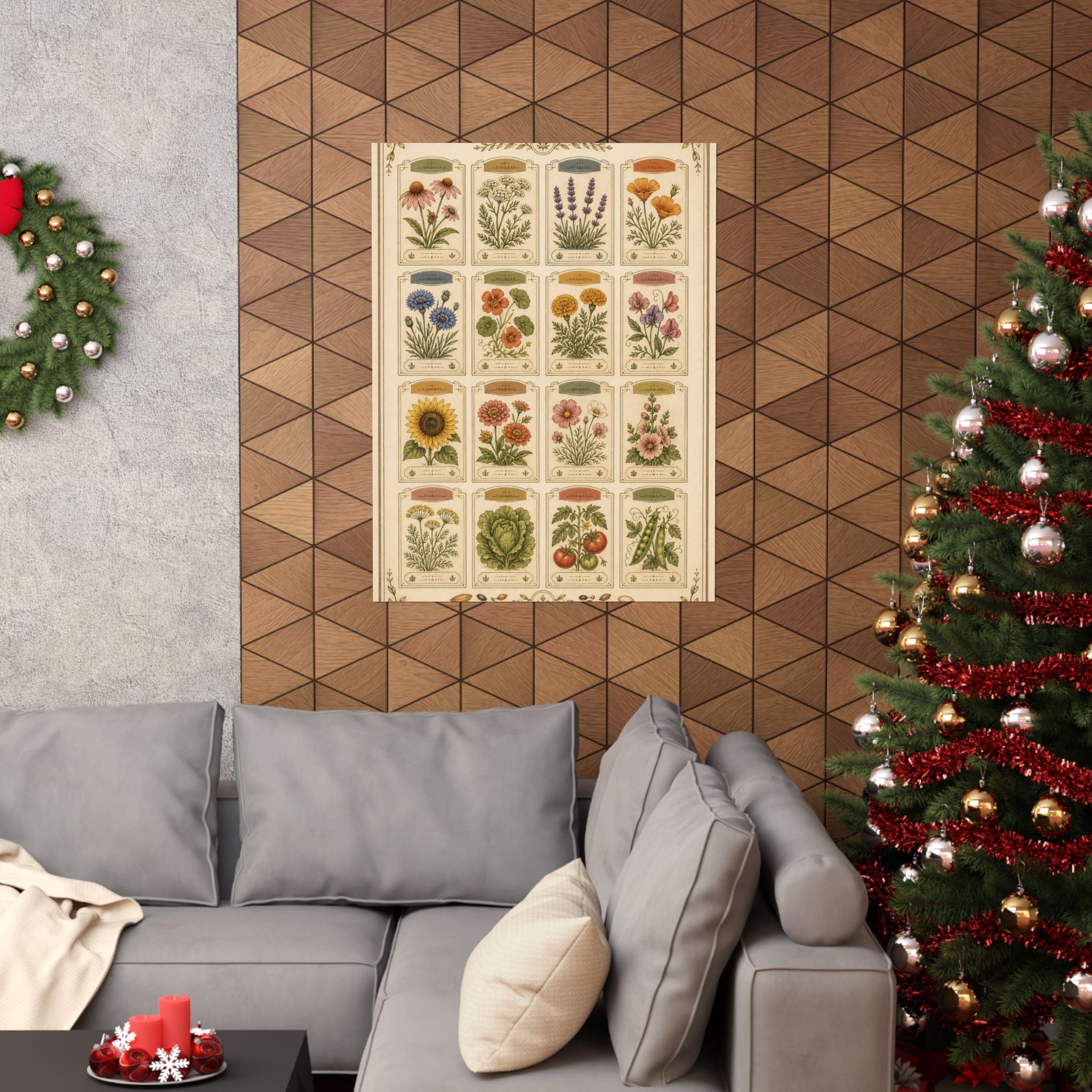 Vintage Seed Catalog Wall Poster