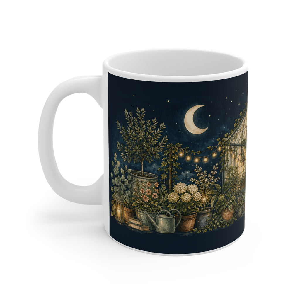 Moonlit Greenhouse Coffee Mug