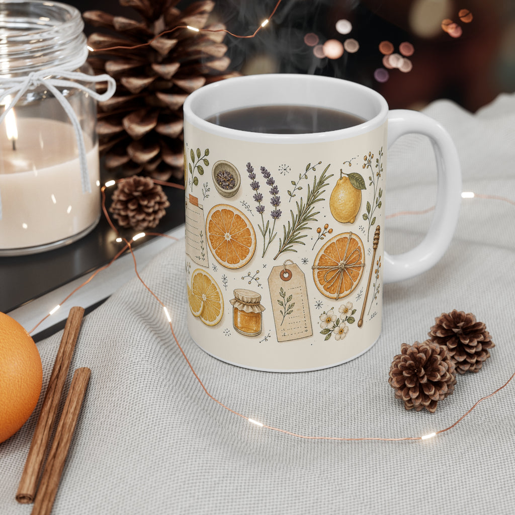 Pressed Citrus Recipe Coffee Mug