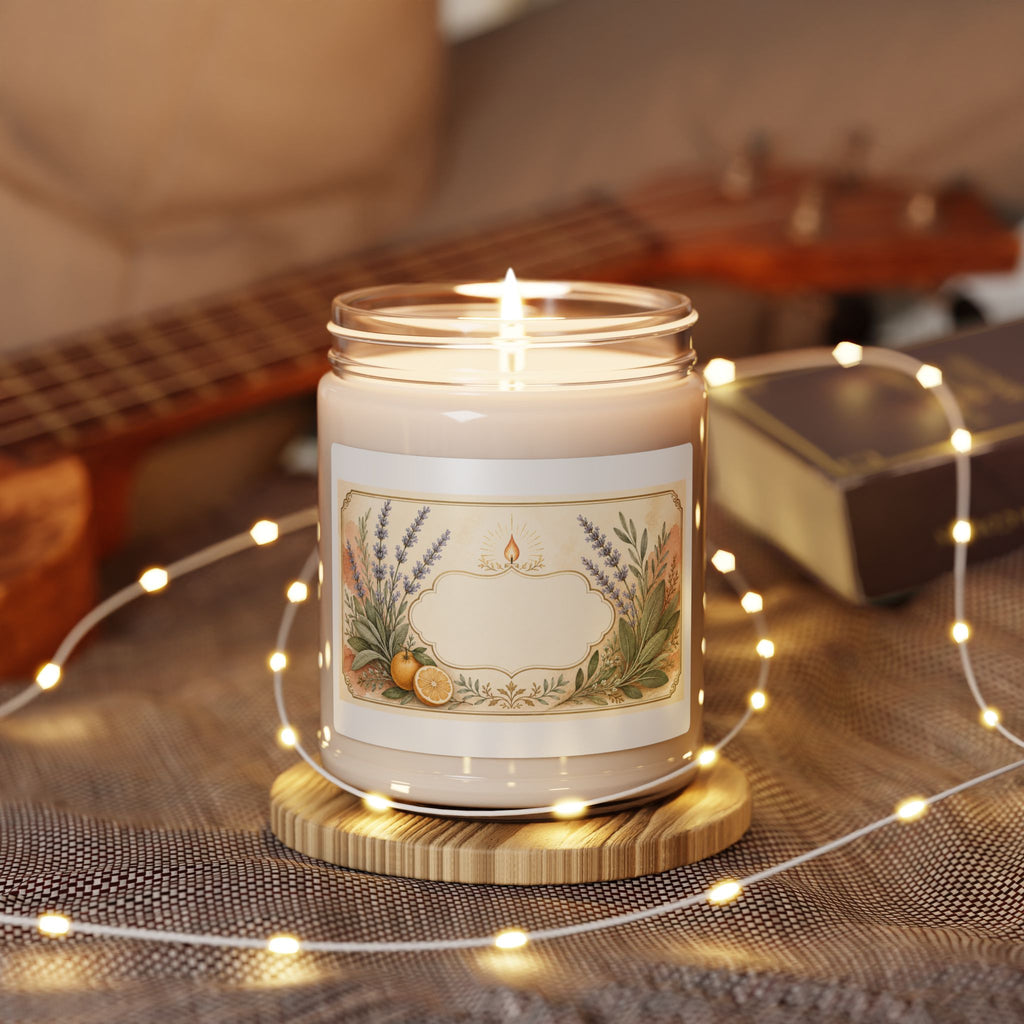 Botanical Gift Candle Label