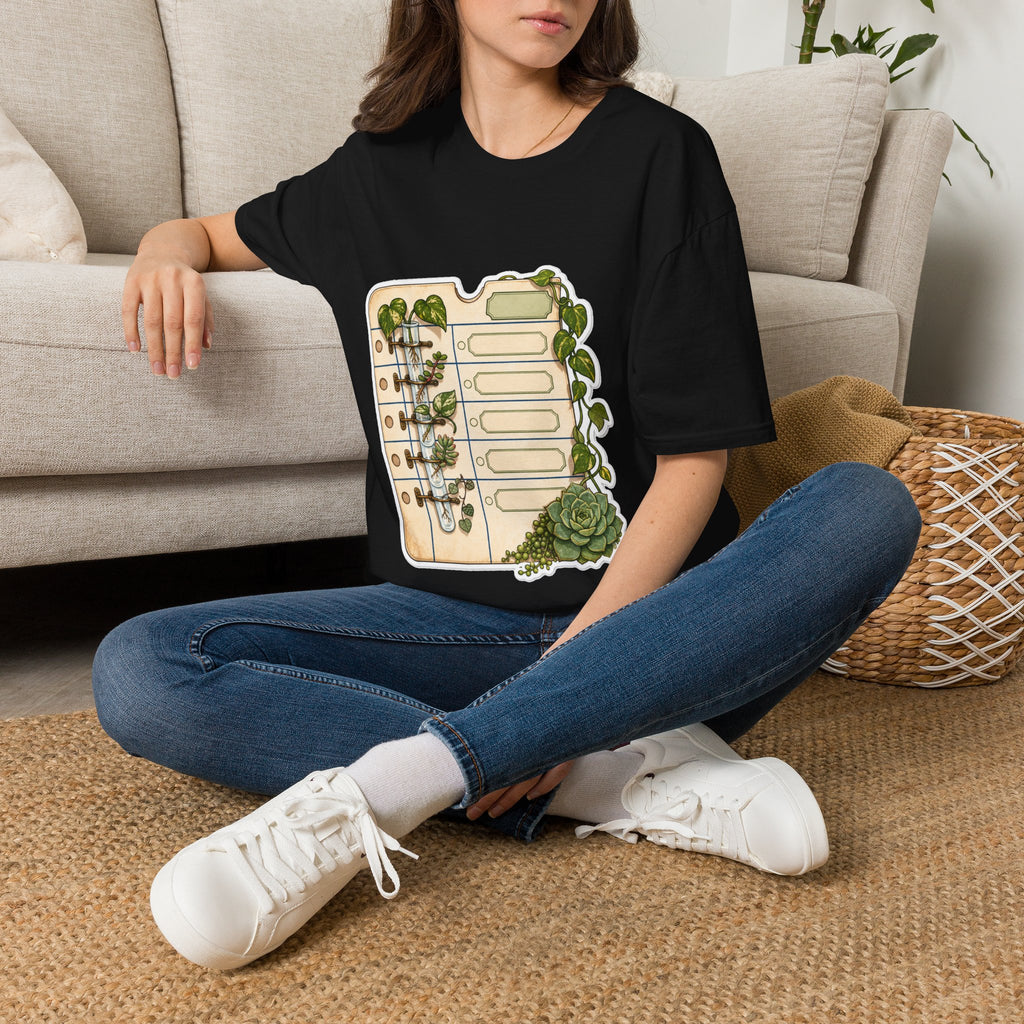 Plant Clipping Library Card Propagation Station Graphic T-Shirt
