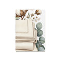 Clean Linen-Texture Desk Journal Journal