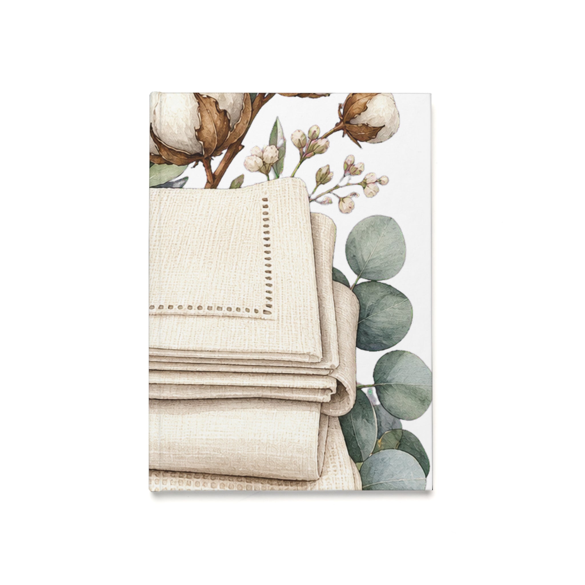 Clean Linen-Texture Desk Journal Journal